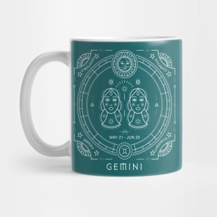 Gemini Astrological Zodiac Sun Sign Mug